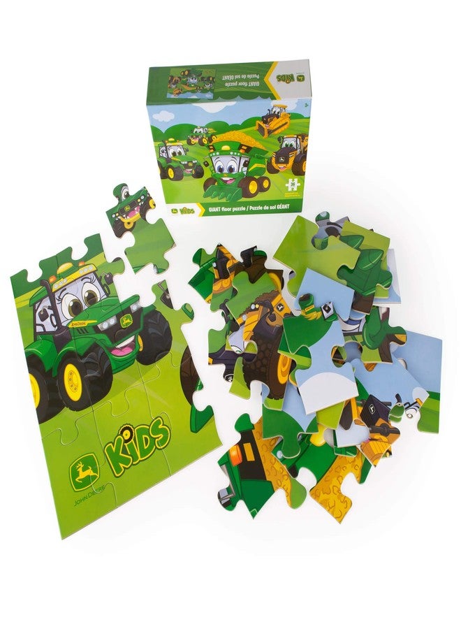 John Deere Kids Floor Puzzle - Large Kids Puzzles - John Deere Tractor Toys - Ages 3 and Up - 3" x 2" - 36 Pieces - Image 1